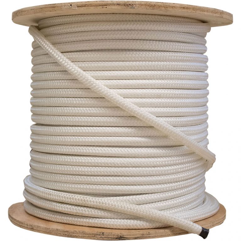 1/4, 1,480 lb. White Twisted Nylon Rope