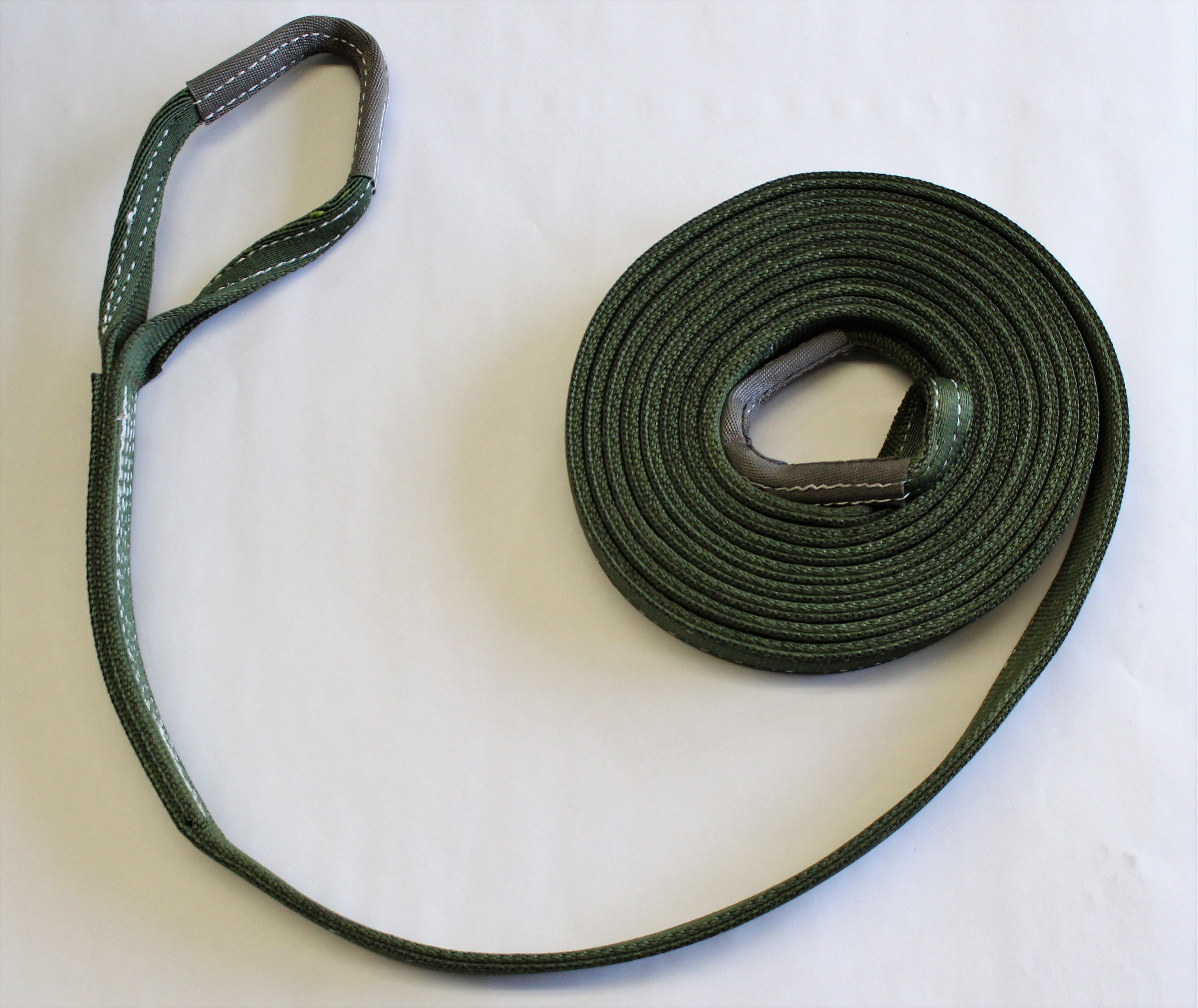 200 Yards Nylon Strapping Sling Webbing Tie Down Textile Hoist 3" Sea Green Flat 