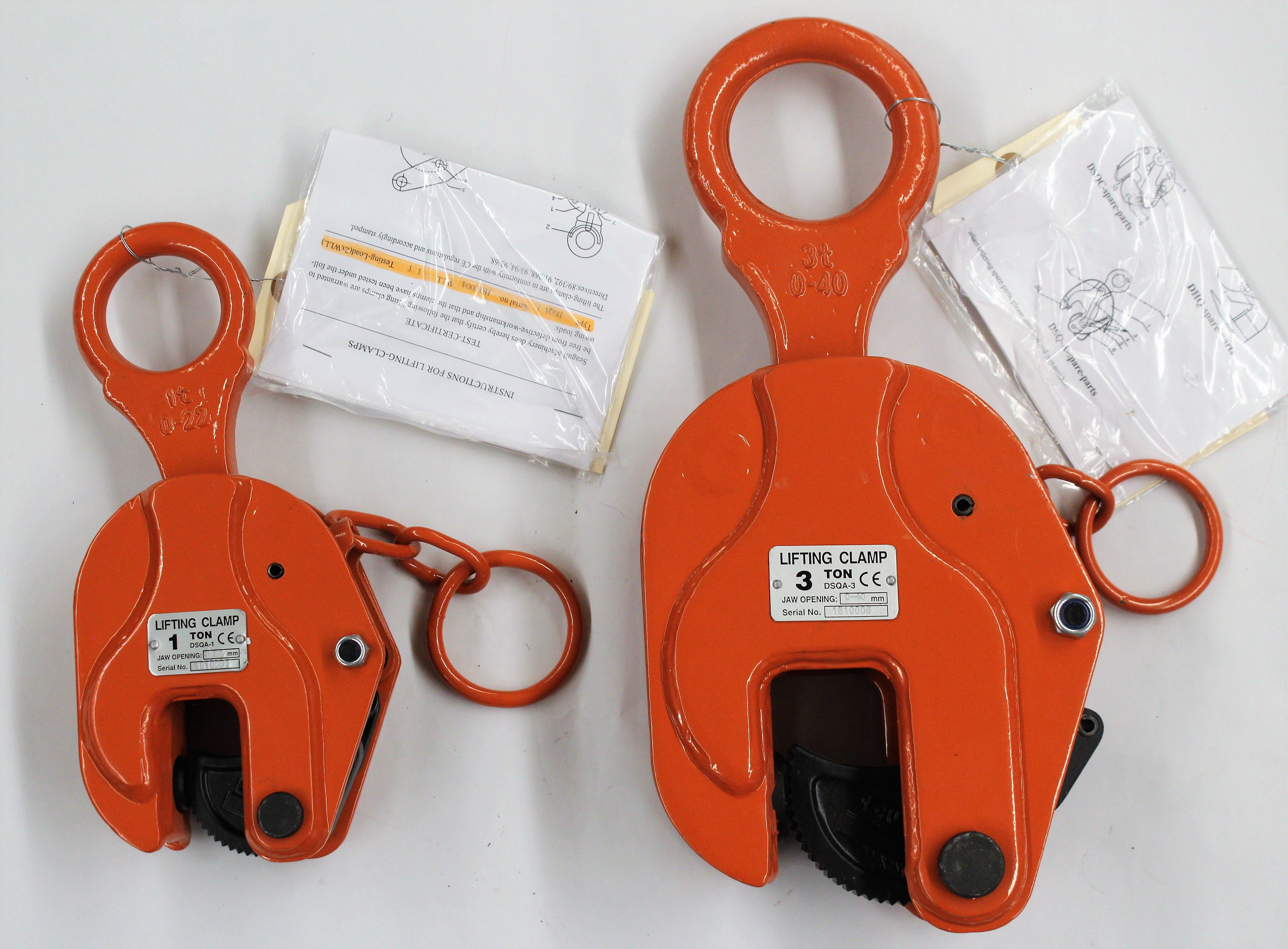 Locking Plate Lifting Clamps, 1 & 3 ton Working Load LimitProof tested » Arctic Wire Rope