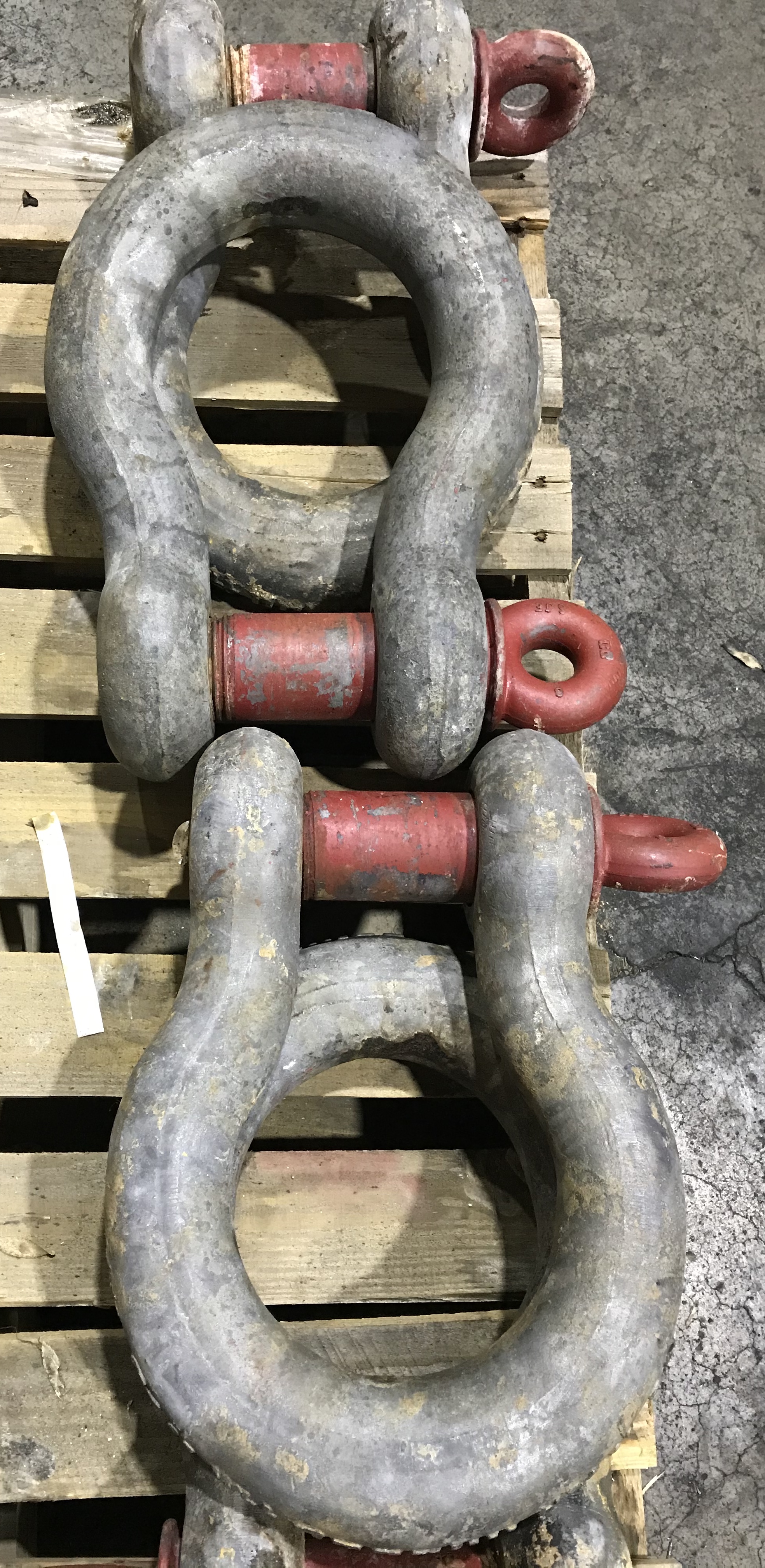 Self-Colored 1/2 Size 2 Ton Working Load Limit Crosby 1019249 Carbon Steel S-210 Screw Pin Chain Shackle 